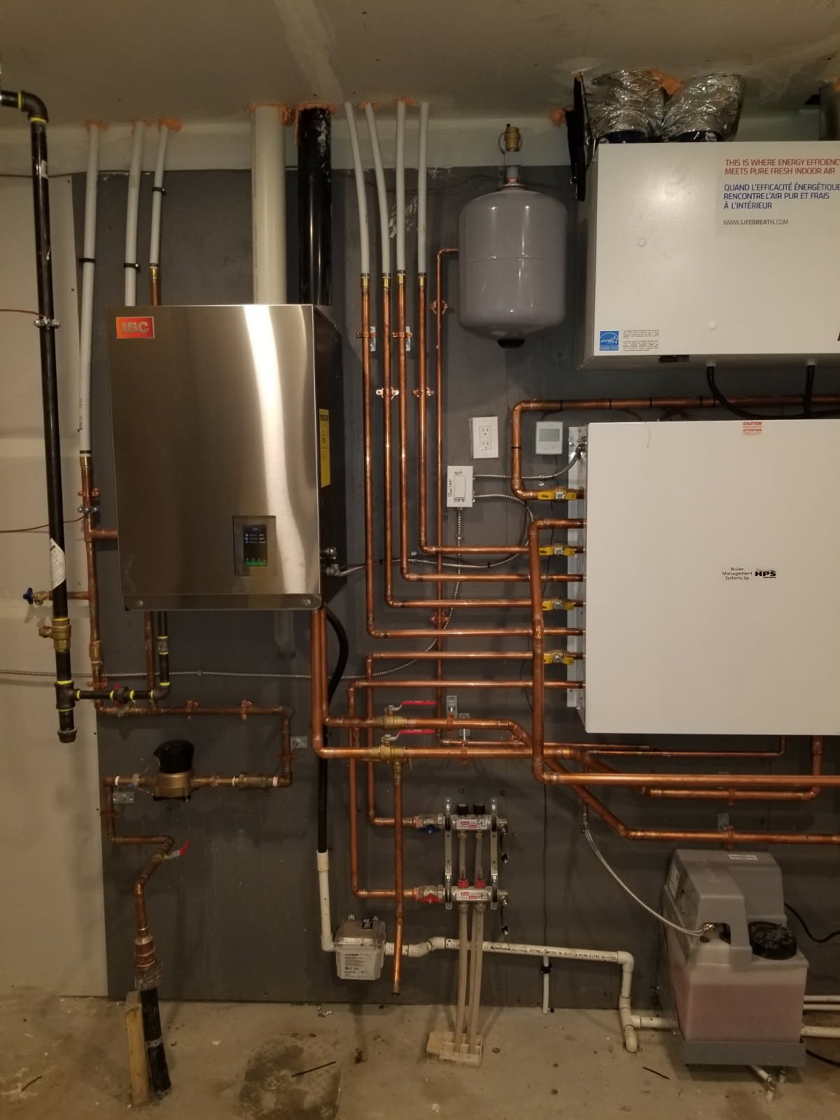Boiler & Copper Pipe System